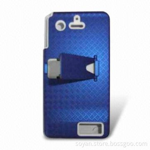 Hard Case for Mobile Motorola MB870, Made of Rubber-coated Plastic with Silicone